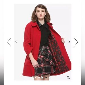 Chilling Adventures Of Sabrina Girls Red Coat XL teenage witch Christmas goth